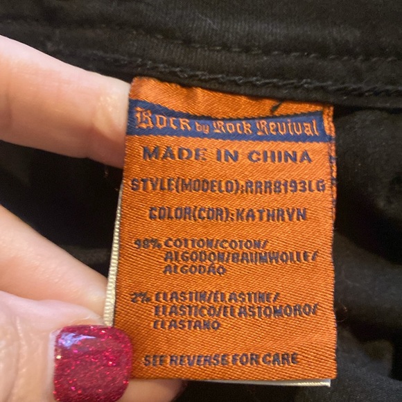Rock and Revival Black Jeans - Picture 5 of 10